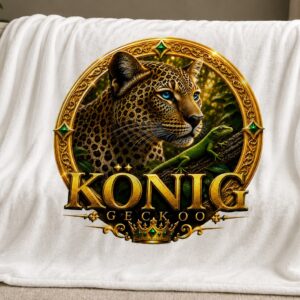 KÖNIG GECKOO Luxus Kuscheldecke – 150 × 200 cm