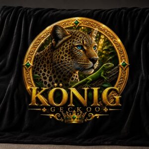KÖNIG GECKOO Kuscheldecke 150 × 200 cm