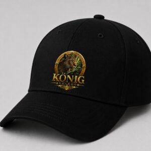 König Geckoo Classic Cap – Schwarz