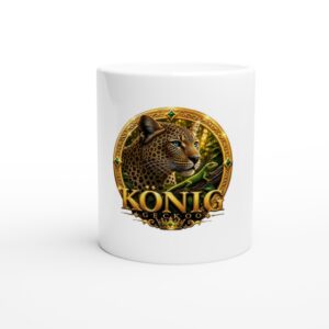König Geckoo Tasse-Weiße